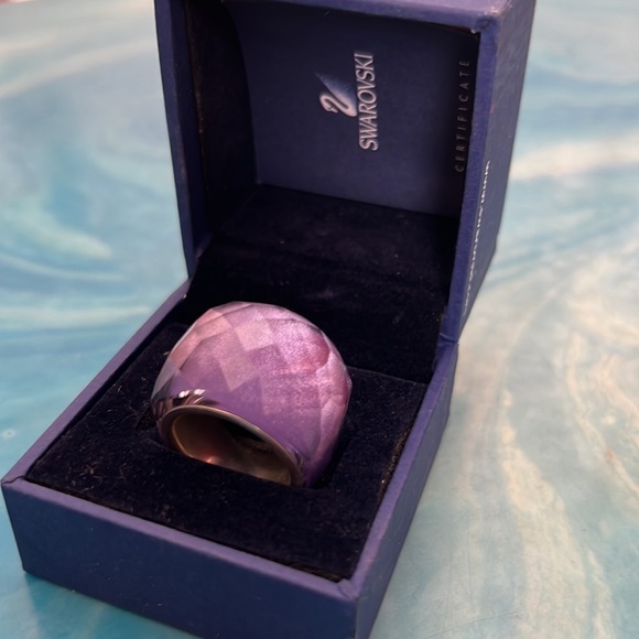 Swarovski Nirvana Tanzanite Ring Authentic - Picture 2 of 7